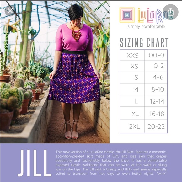 SOLD OFF POSHMARK- NWT LuLaRoe Jill skirt - Picture 6 of 6